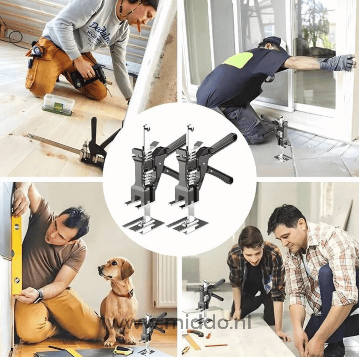 aide au levage Strong Arm utilisée dans plusieurs scénarios de bricolage en intérieur
