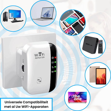 amplificateur wifi compatible avec de nombreux appareils pour une connexion facile
