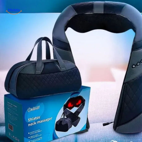 appareil de massage rechargeable avec sac de transport inclus et fonction d'éclairage intégrée
