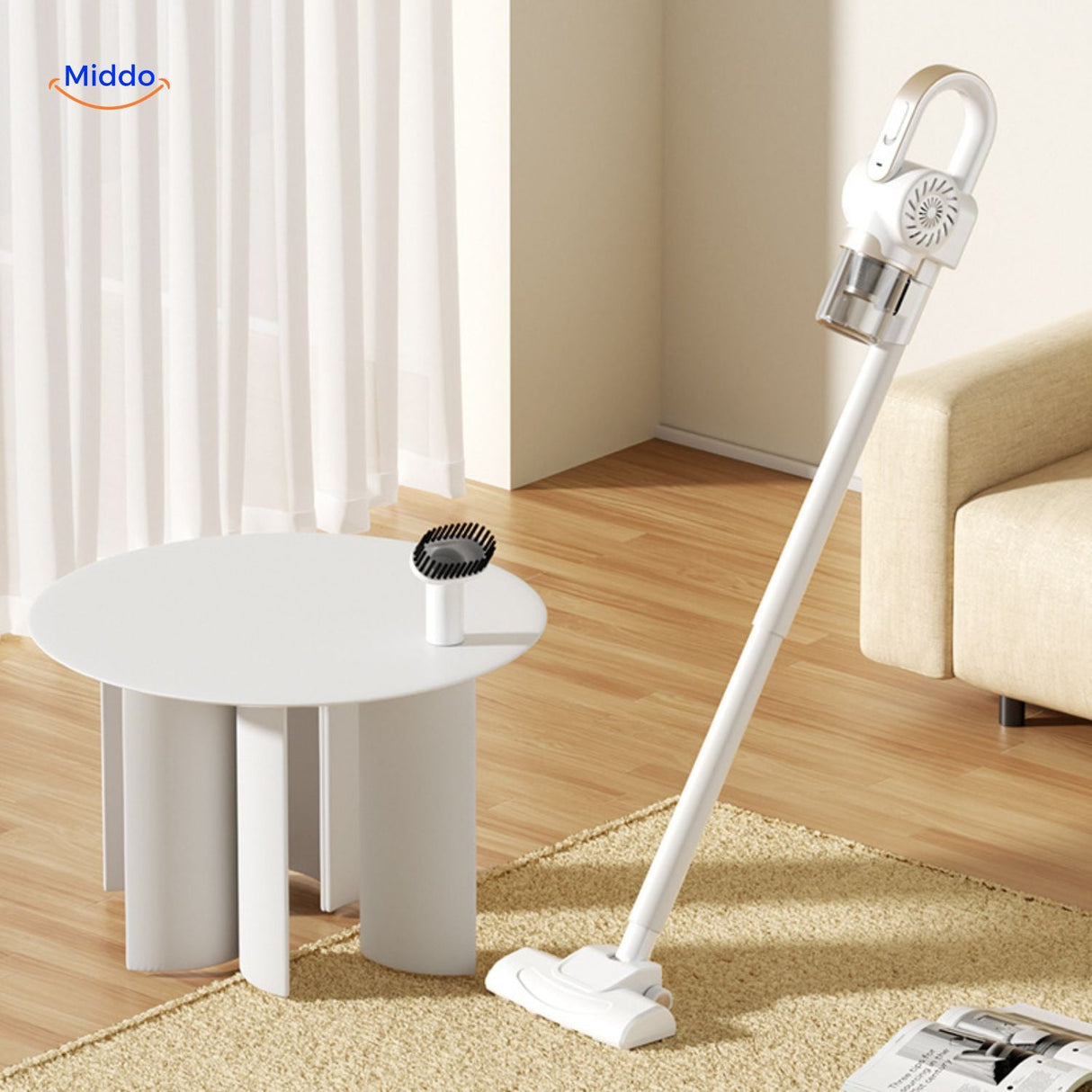 aspirateur anti-acariens à forte puissance d'aspiration éliminant les acariens