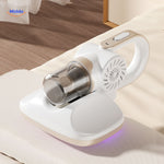 aspirateur pour sols avec lumière bleue UV et aperçu des fonctions