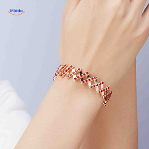 bague large multicolore avec strass colorés, design diamant magique réglable