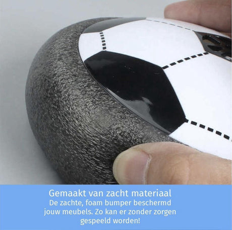 ballon de football flottant pour intérieur avec bordure souple pour éviter les chocs sur les meubles