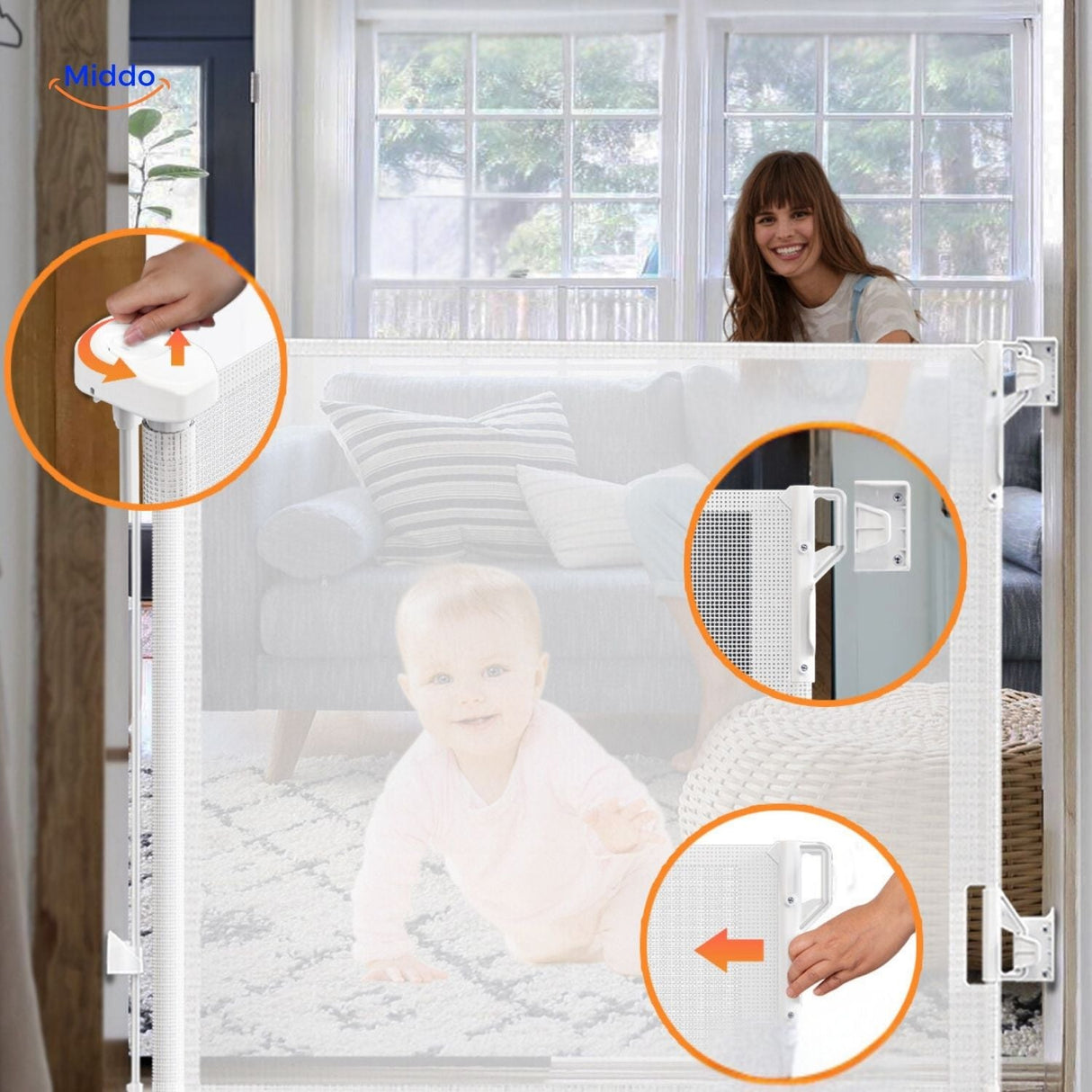 barrière pliable multifonctionnelle pour animaux et enfants, protection polyvalente à domicile