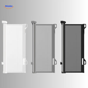 guide d'installation pas à pas de la barrière pliable, montage rapide sans perçage destructif