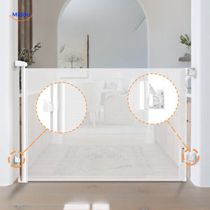barrière de sécurité pliable ajustable en largeur pour s'adapter à différents passages