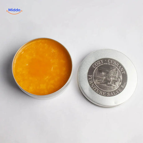 pot de baume réparateur pour cuir, formule concentrée pour nourrir et réparer le cuir usé