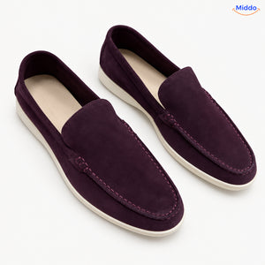 Beckwin mocassins – Violet foncé
