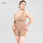 body sculptant en couleur sable pour un confort optimal, discret sous les vêtements