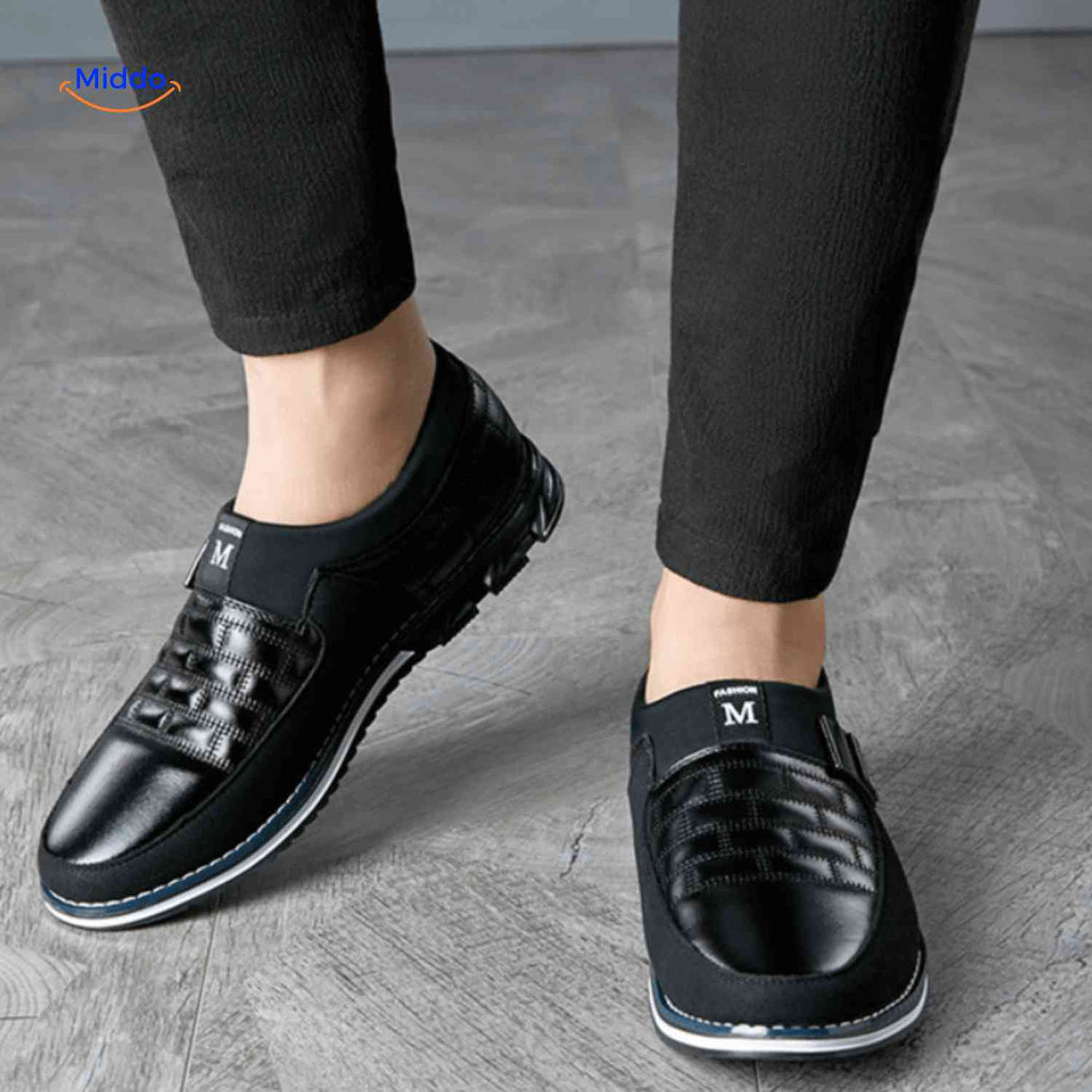 Chaussures homme Flexaro à enfiler, vue de dessus, vue 4