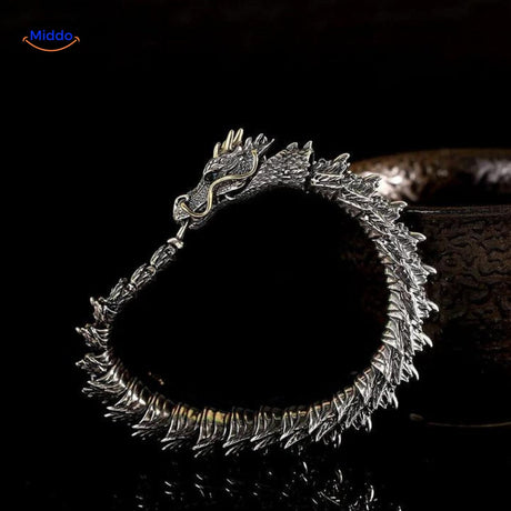 bracelet dragon bone avec indication des dimensions pour choisir la bonne taille
