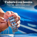 bracelet multi-tool survivepro adapté à vos besoins du quotidien, porté au poignet