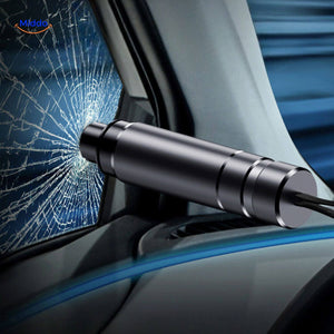 brise-vitre utilisable sans les mains pour casser les vitres de voiture en cas d'accident