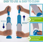 brosse anti-poils écologique et réutilisable, sans adhésif ni consommable à remplacer