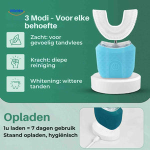 brosse à dents automatique avec 3 modes pour un nettoyage profond et des dents plus blanches