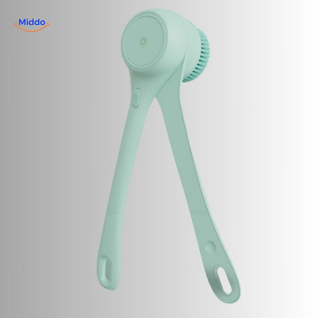 brosse dos électrique avec poignée longue et design élégant pour atteindre les zones difficiles