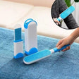brosse double face réutilisable pour enlever les poils d'animaux sur vêtements et tissus