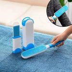 brosse double face réutilisable pour enlever les poils d'animaux sur vêtements et tissus