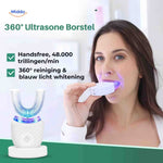 brosse à dents sonique mains libres avec lumière bleue blanchissante pour des dents plus blanches