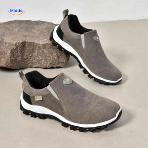 Chaussures homme Stridex à enfiler en suède, marron, vue 29