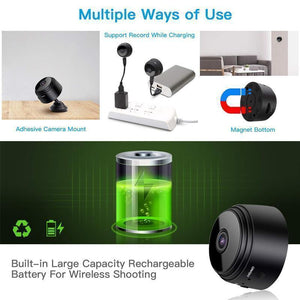 camera mini wifi avec vision nocturne infrarouge pour surveiller votre interieur la nuit