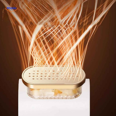 capsule parfum combinée à la technologie air chaud pour éliminer les mauvaises odeurs