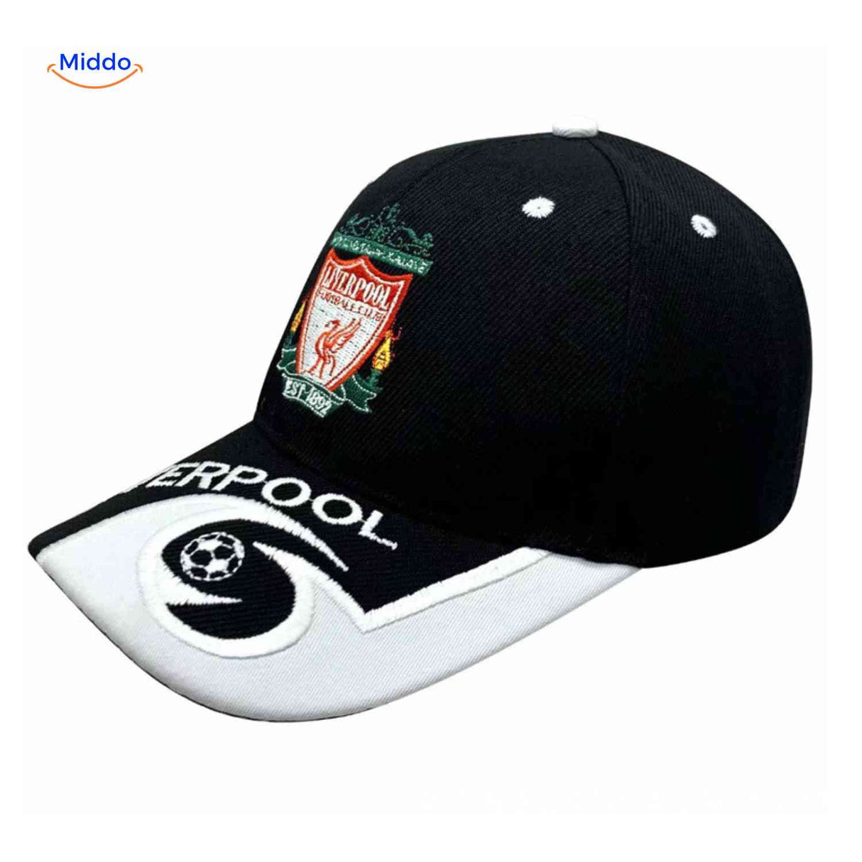 casquette sport Liverpool logo brodé, tissu léger et respirant