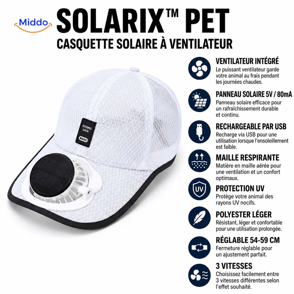 présentation des bénéfices de la casquette rafraîchissante pour l'été et les activités outdoor