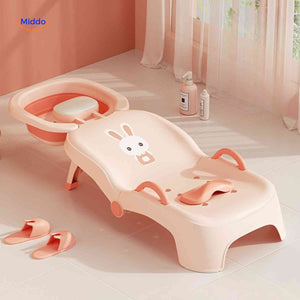 chaise de bain bébé avec support de sécurité robuste pour maintenir l'enfant bien en place