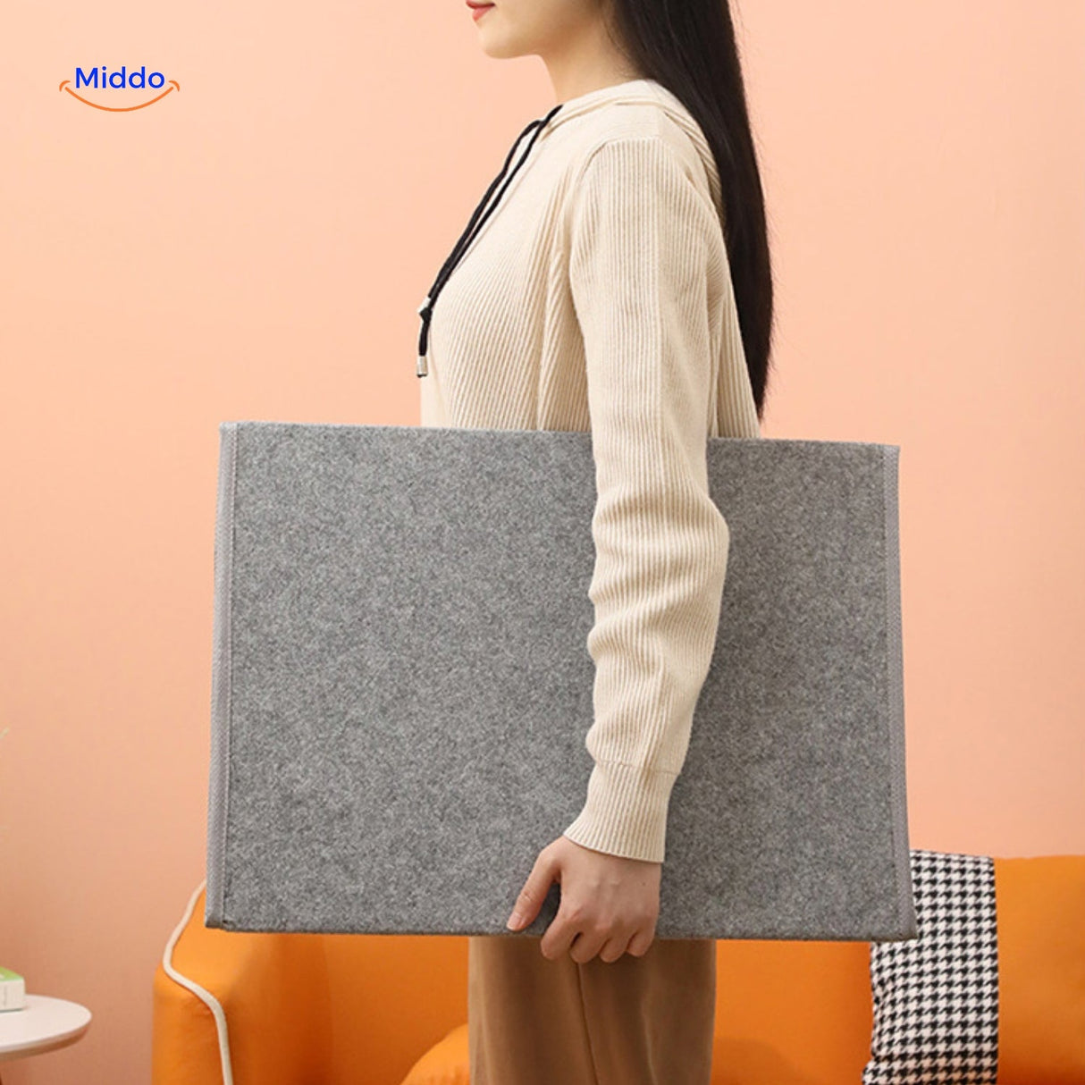 panneau chauffant pour jambes portable et pliable, facile à ranger et transporter