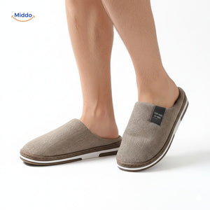 chaussons homme confortables pour un usage quotidien à la maison, doublure douce