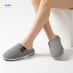 chaussons rose avec doublure douce et résistance antidérapante, vue produit