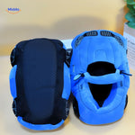 chaussons voiture bleu dans une ambiance cocooning, chaleureux et décontractés
