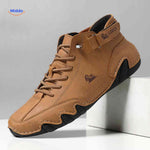 chaussures barefoot marron en cuir durable, semelle flexible 4 mm pour un appui naturel
