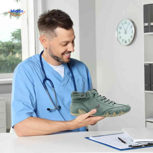 chaussures barefoot vertes en cuir recommandées par les médecins pour soulager la douleur