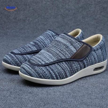 chaussures bleues avec accents marron chauds, combinant style et confort au quotidien