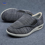 chaussures gris foncé avec fermeture velcro pour un ajustement rapide et personnalisé