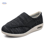 chaussures noires en mesh respirant avec semelle en caoutchouc antidérapante durable