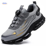 chaussures de sécurité securefit coloris gris, vue d'ensemble du modèle sans lacets