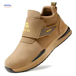 chaussures de sécurité robustes avec semelle antislip, idéales pour les environnements à risques de glissade