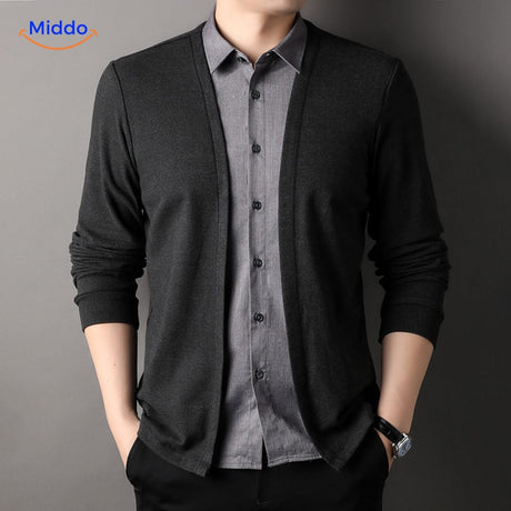 chemise slim fit 2-en-1 pour homme, coupe classique revisitée avec style contemporain