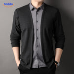 chemise slim fit 2-en-1 pour homme, coupe classique revisitée avec style contemporain
