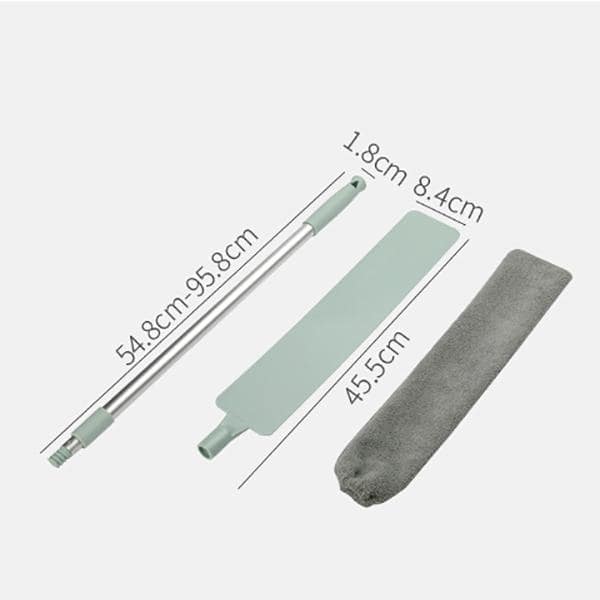 schéma des dimensions du chiffon extensible et de chacun de ses composants