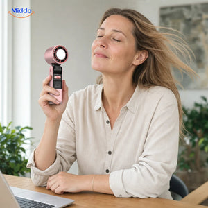 Ventilateur ChillFlow rose avec plaque froide