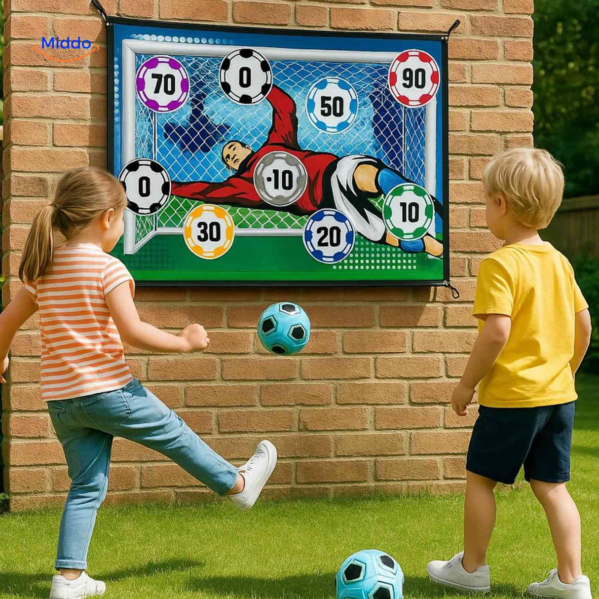 cible de tir au football pour jeu en extérieur, idéale pour les enfants