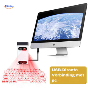 clavier laser usb avec projection directe sur surface pour pc