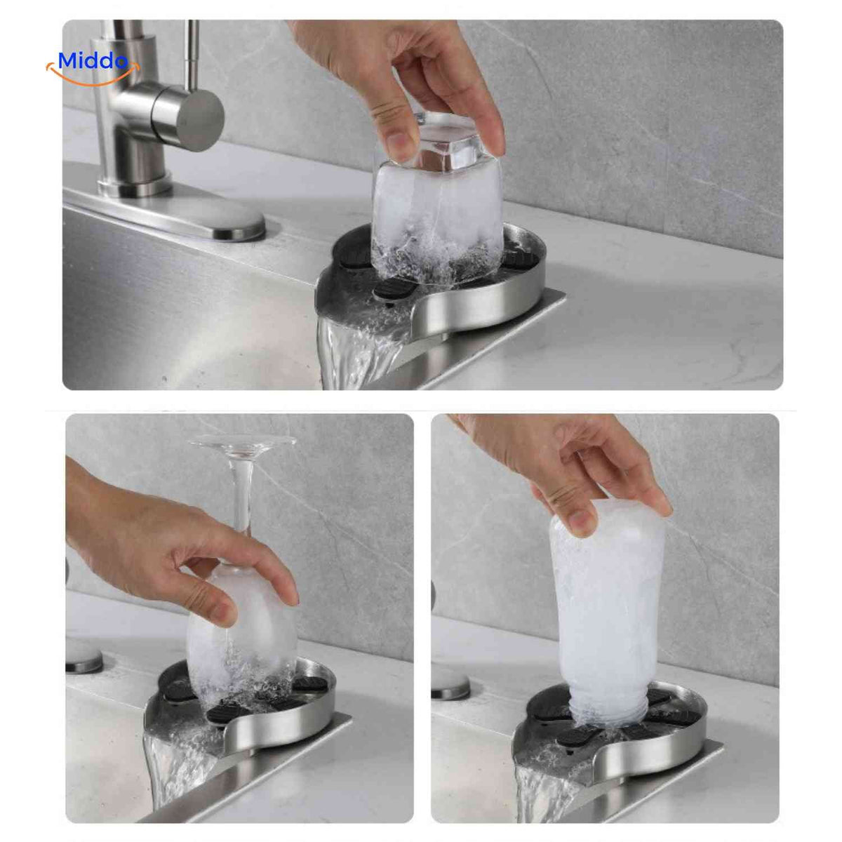 Rince-verres CleanTap haute pression pour évier, vue 36