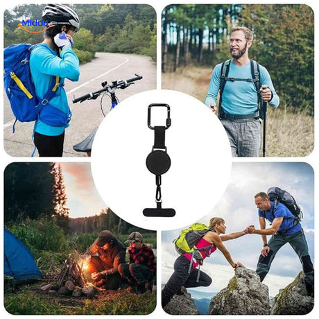 clip téléphone anti-vol en situation lors d'activités outdoor et de plein air