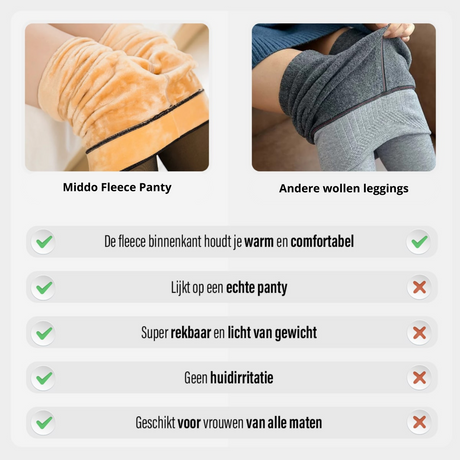 comparaison entre le collant polaire et d'autres leggings en laine pour l'hiver
