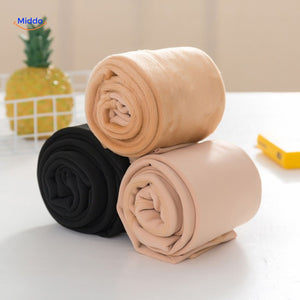 collants thermiques polaires noirs, vue complète du produit à plat